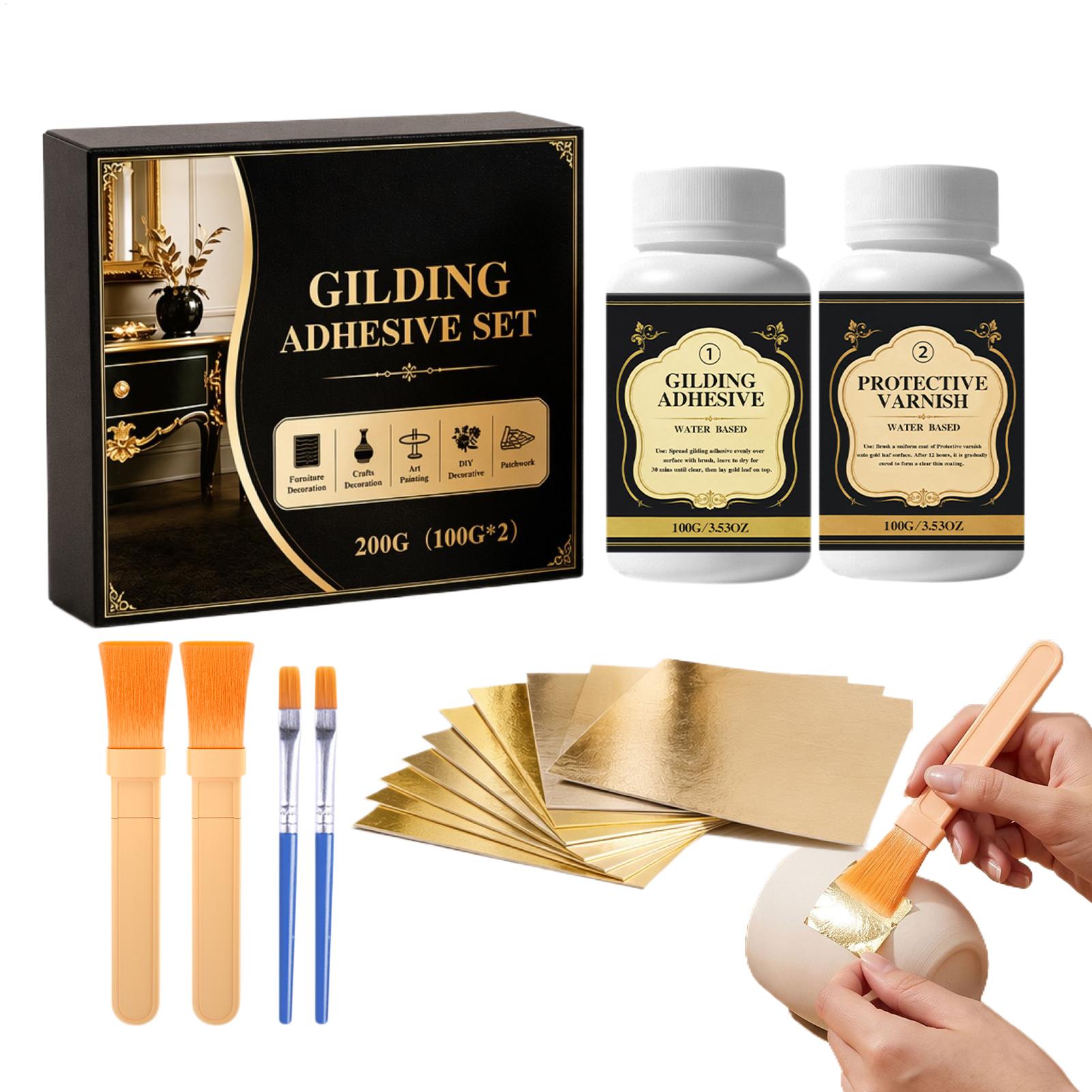 Art Craft Leaves - NEW Gilding Adhesive Water-Based Long-Lasting DIY