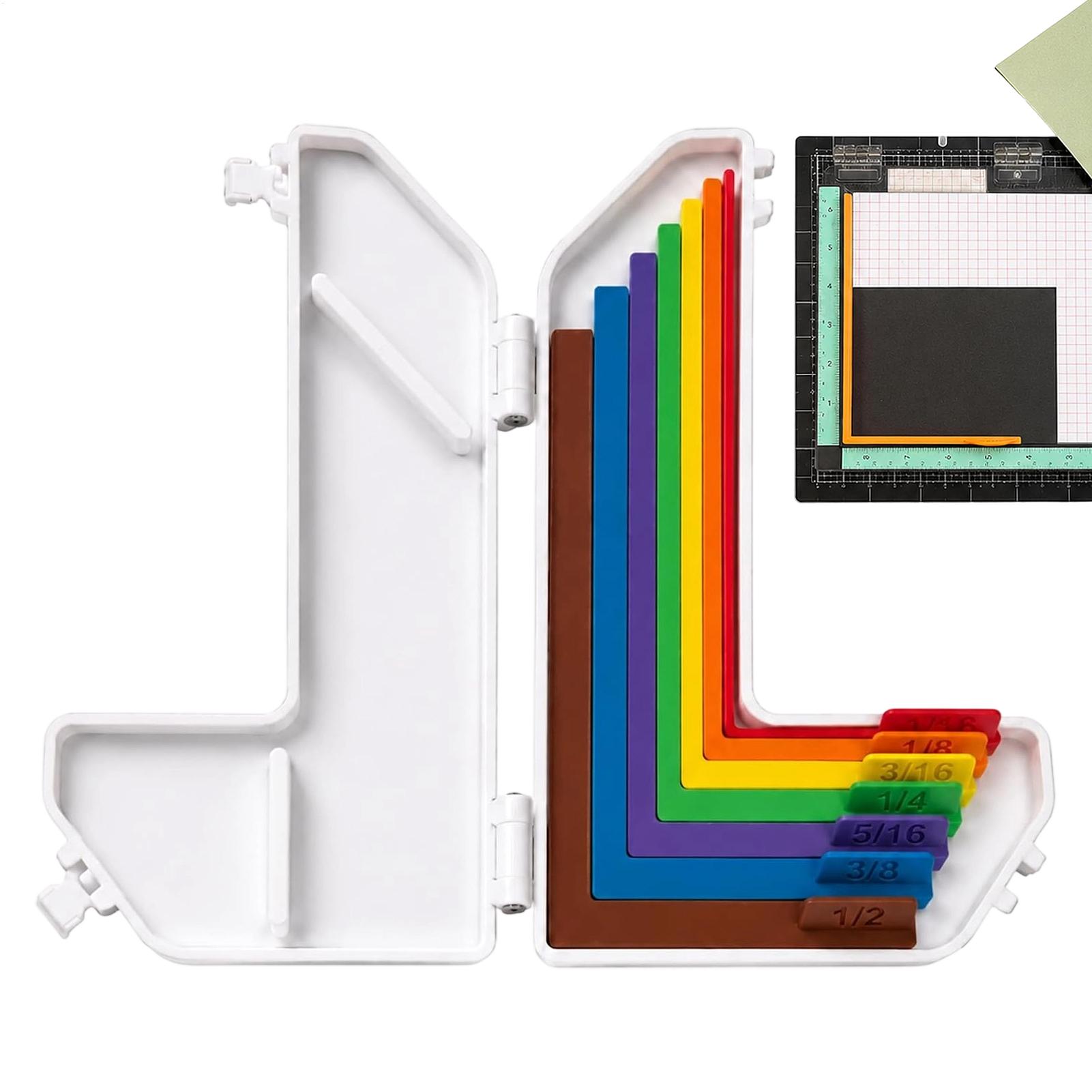 Box Art And Craft - 7PCS Paper Crafting Alignment Guides with