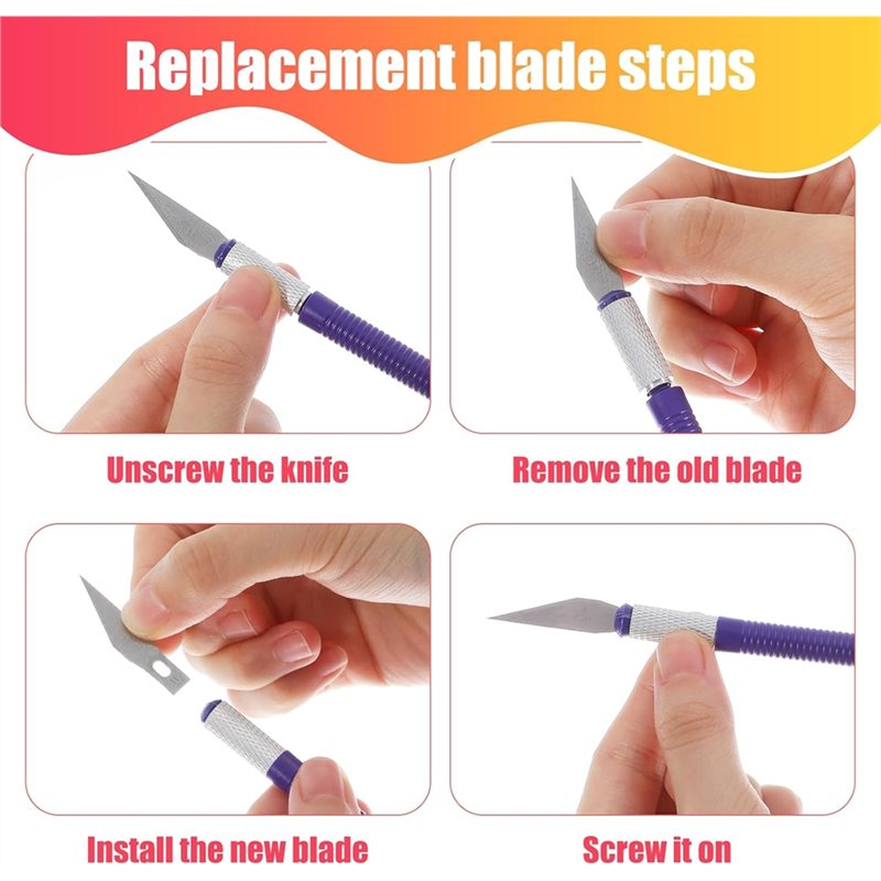 Art Craft Hobbies - 【NOW SAVE】Exacto Knives Bulk 64-Pack Set