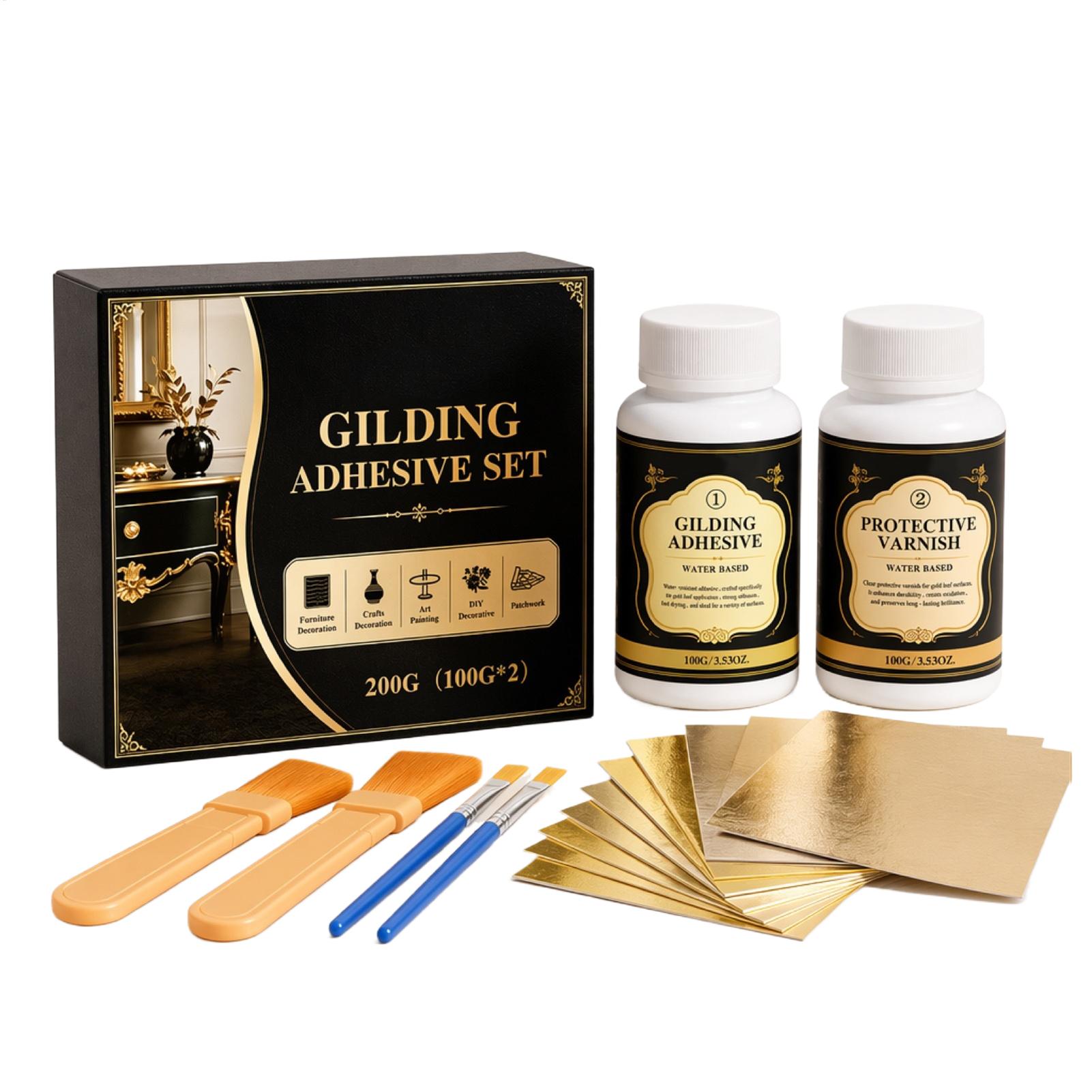 Art Craft Leaves - Gilding Adhesive Water-Based Long-Lasting DIY Gilding