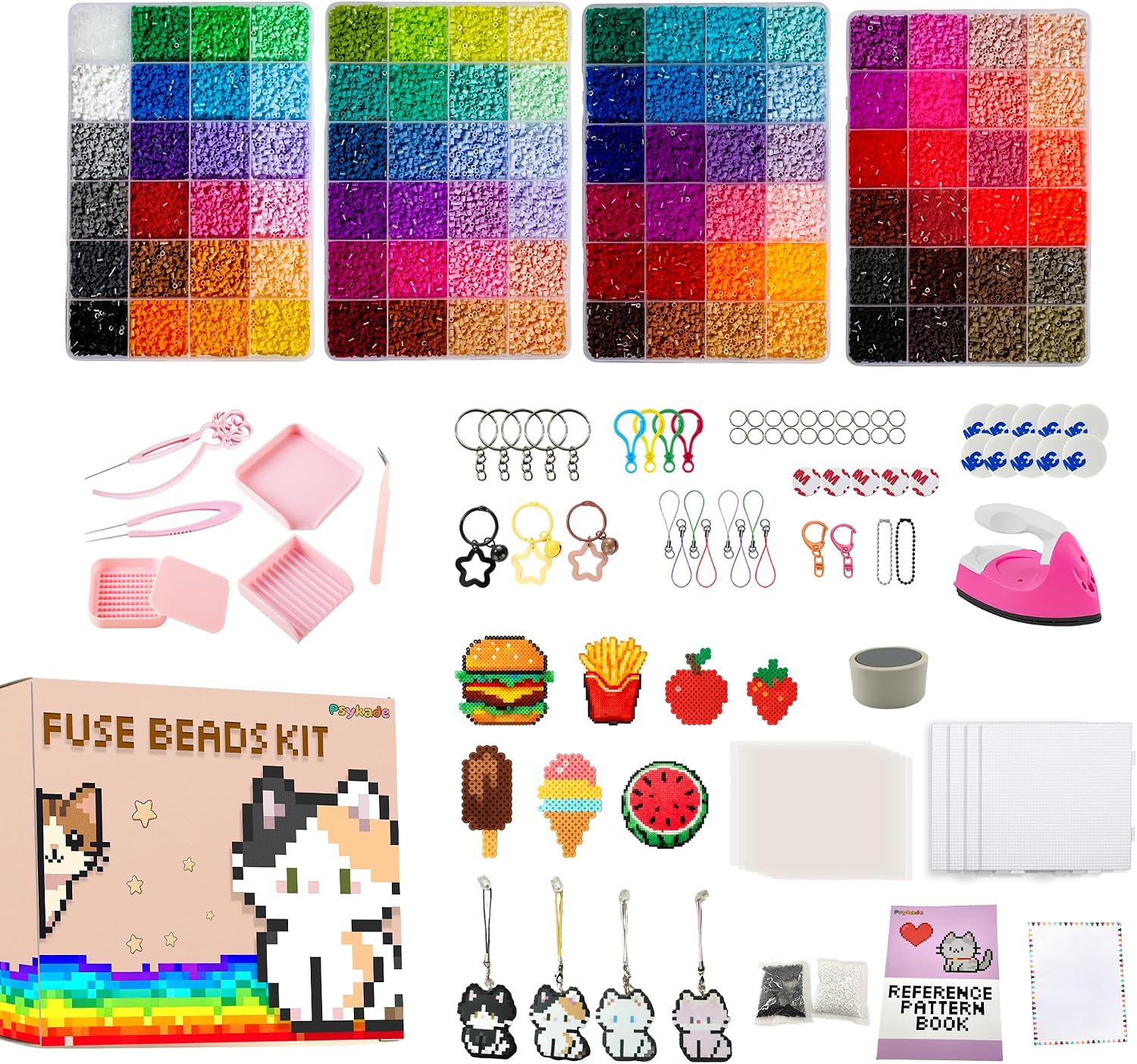 Art Craft & Architecture - Fuse Beads Kit-Easy DIY-96 Colors 53000