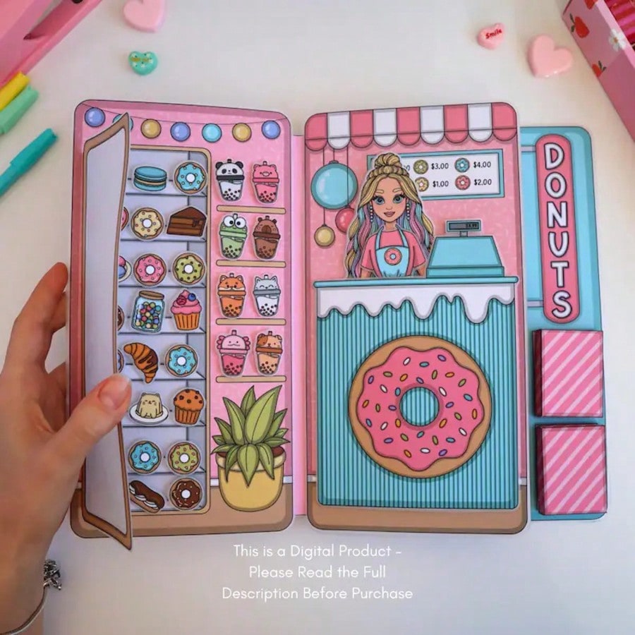Donut Shop Pretend Play Kit, D - огляд і ціна Art Craft 6 Year Old