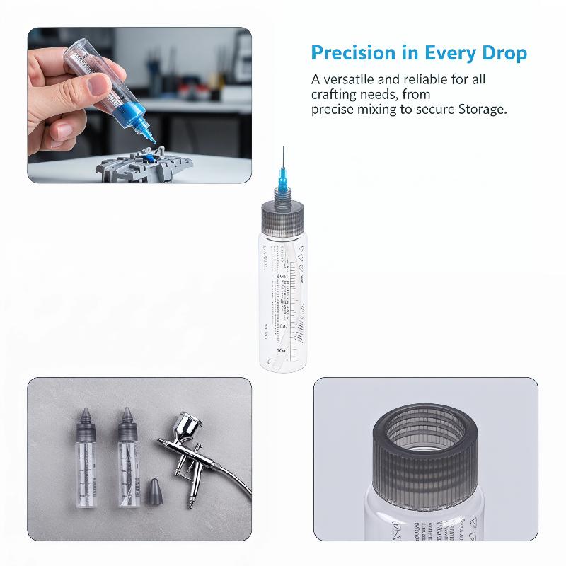 3Pcs Airbrush Mixing Bottle Qu - огляд і ціна Art Craft Hobbies