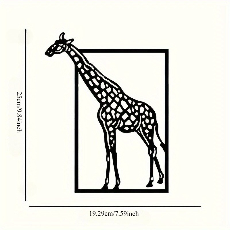 Abstract giraffe metal wall ar - огляд і ціна Art Craft Halloween