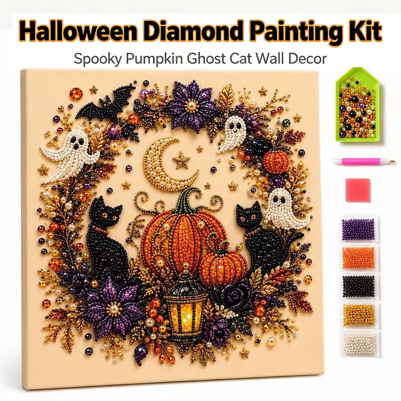 @Halloween Ghost Pearl Art Kit - огляд і ціна Art Craft Halloween