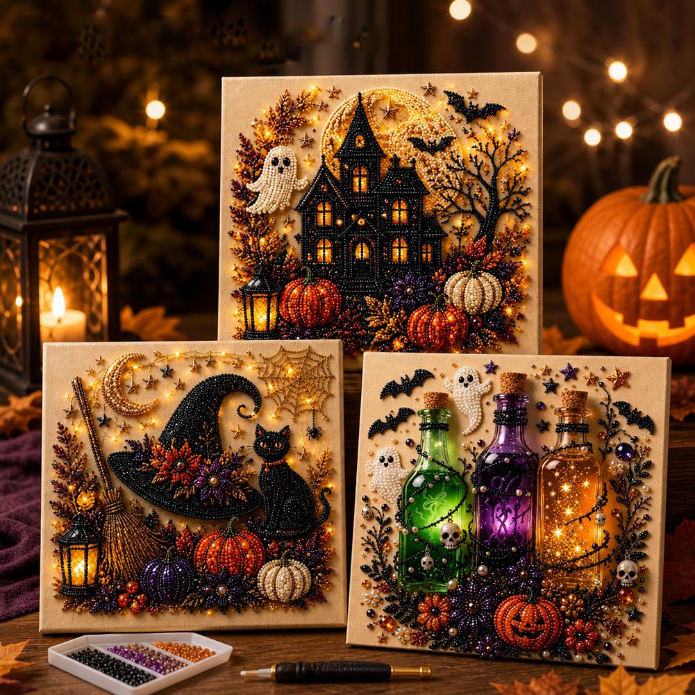 Halloween Ghost & Pumpkin 3D P - огляд і ціна Art Craft Halloween