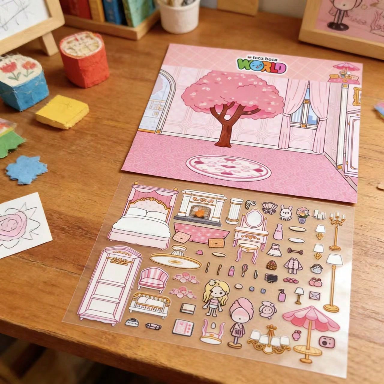 Pink Sakura Tree Hotel Room DI - огляд і ціна Art Craft 6 Year Old