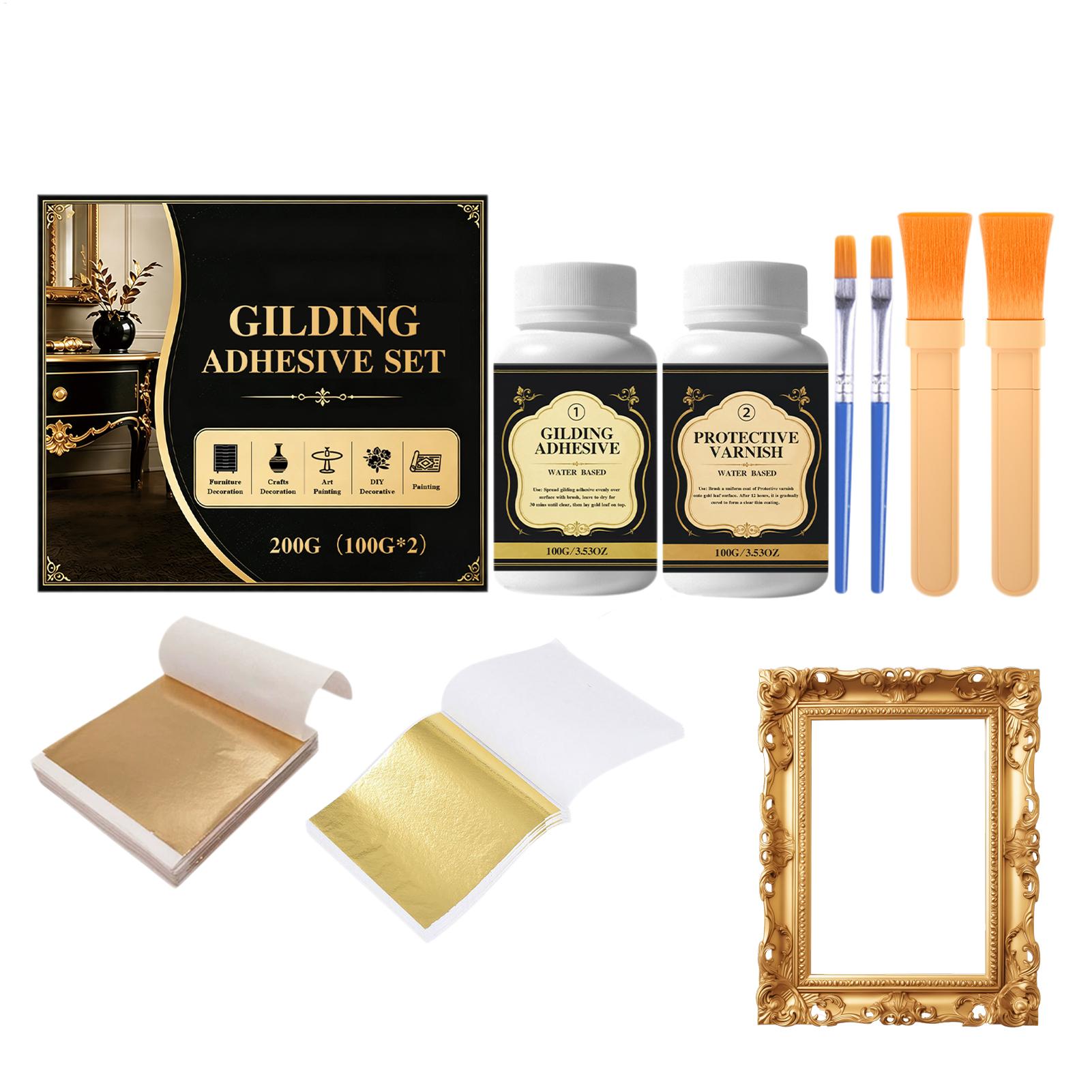 NEW Gilding Adhesive Water-Bas - огляд і ціна Art Craft Leaves