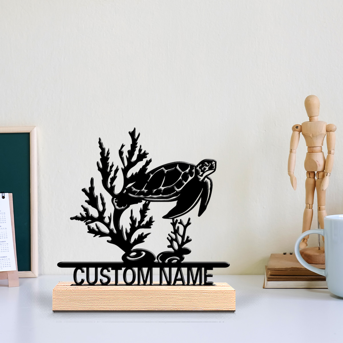 1pc Abstract Sea turtle Custom - огляд і ціна Art Craft Table