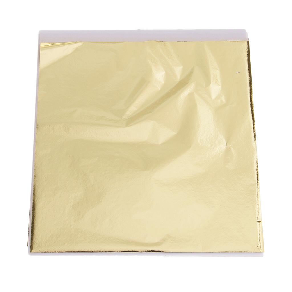 100x 14cm Gold Leaf Sheets Gil - огляд і ціна Art Craft Leaves
