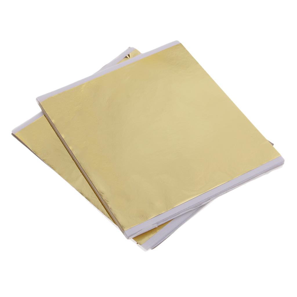100x 14cm Gold Leaf Sheets Gil - огляд і ціна Art Craft Leaves
