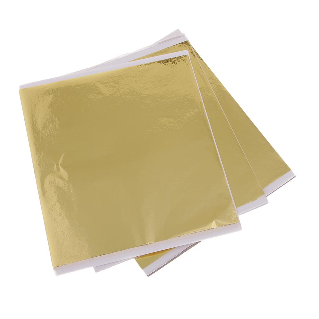 100x 14cm Gold Leaf Sheets Gil - огляд і ціна Art Craft Leaves