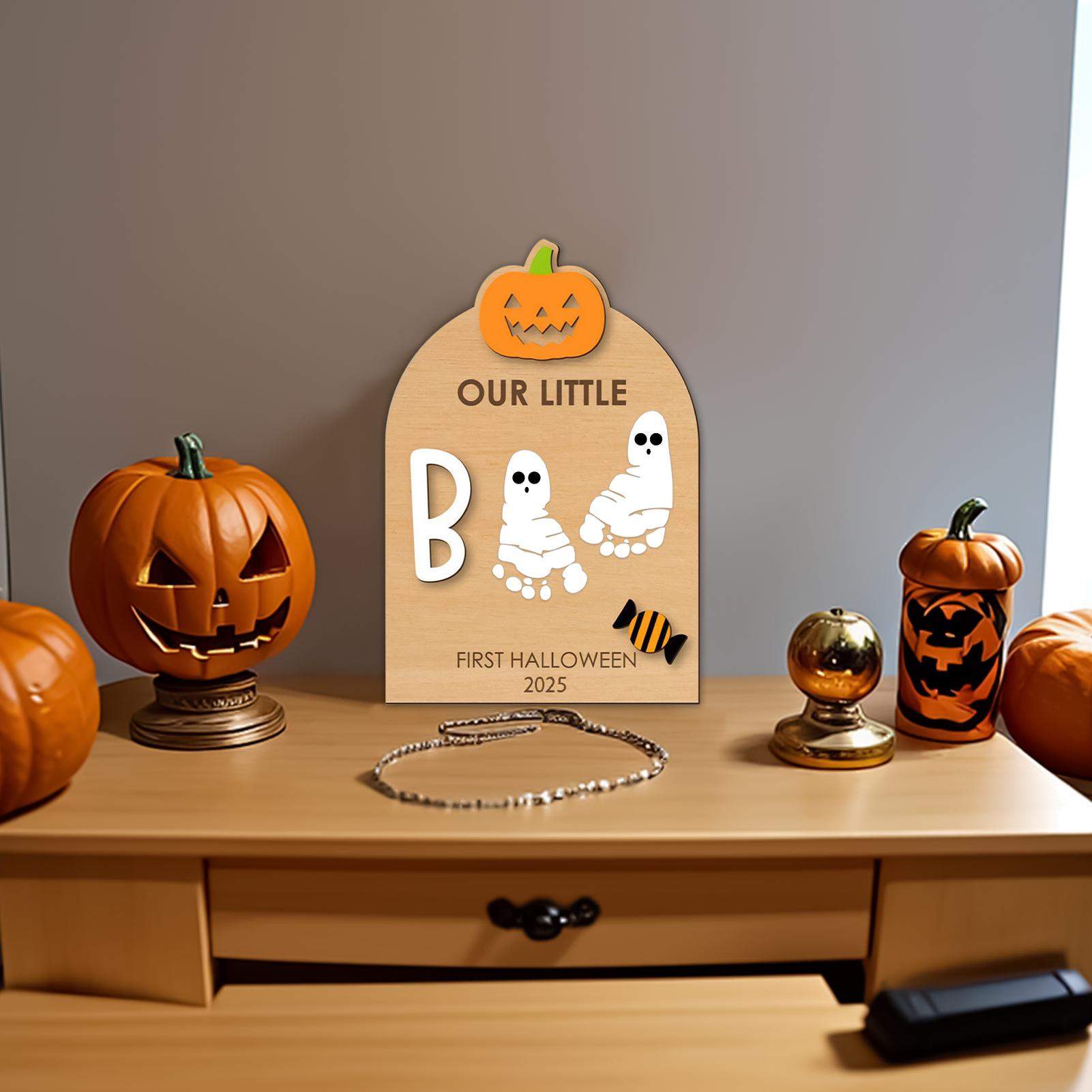 Foot Print Kit For Baby Hallow - огляд і ціна Art Craft Halloween