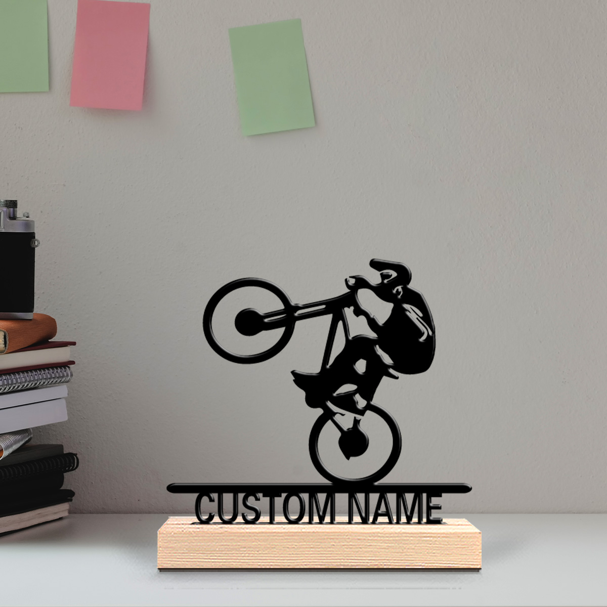 1pc Fashion bike Custom Name M - огляд і ціна Art Craft Table