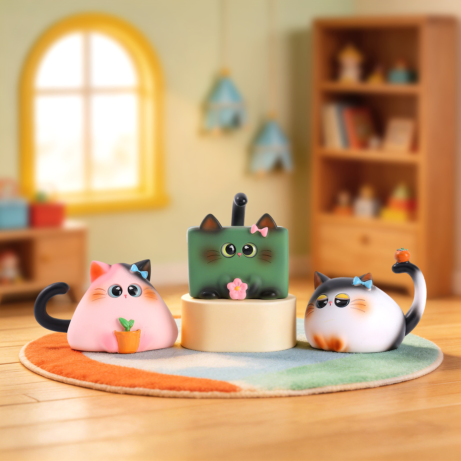 Blind Box Cat Figurine Resin C - огляд і ціна Art Craft Table