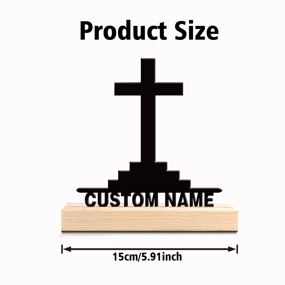 1pc Simple Holy Cross Custom T - огляд і ціна Art Craft Table