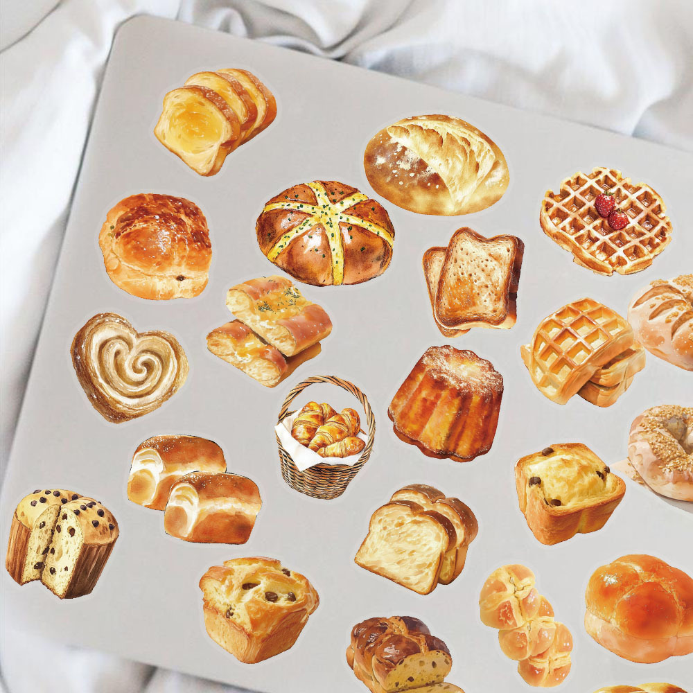 50Pcs Aesthetic Bakery Sticker - огляд і ціна Art Craft Bakery
