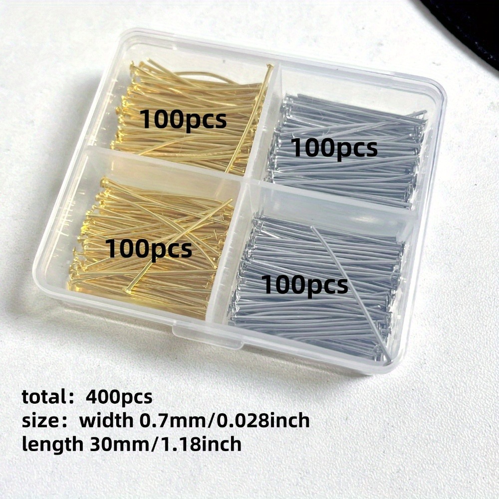 400pcs Mixed Iron Head Pins 30 - огляд і ціна Box Art And Craft
