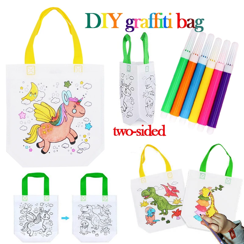 1-10pcs Sets DIY Graffiti Bag  - огляд і ціна Art Craft 6 Year Old