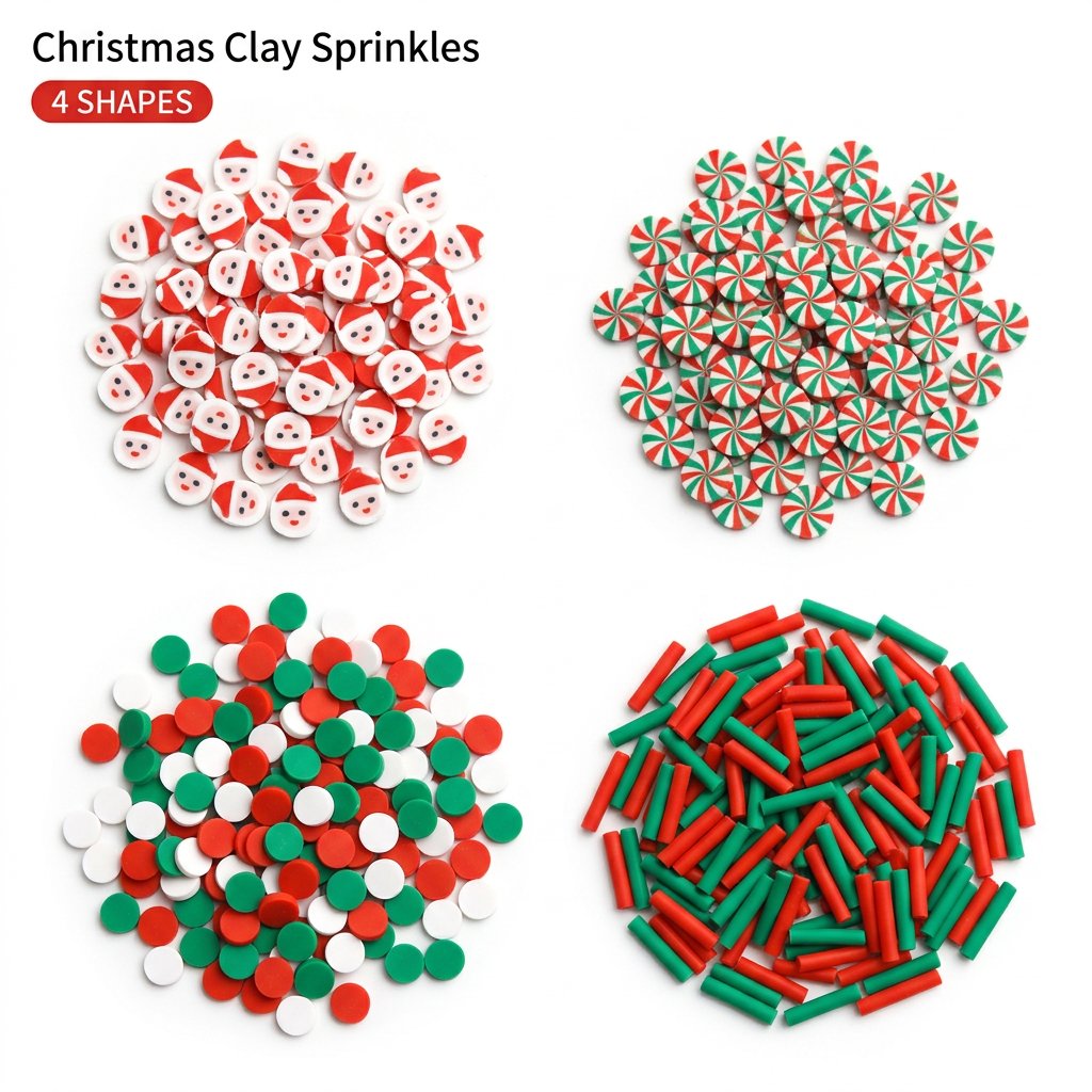 1500pcs Christmas Clay Sprinkl - огляд і ціна Art Craft Halloween