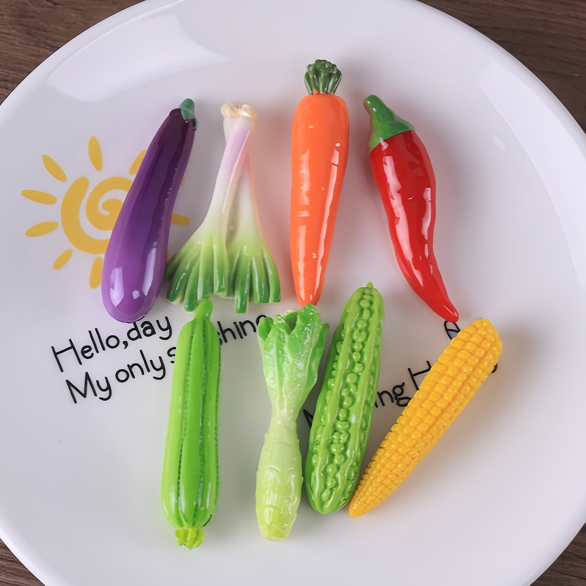 10Pcs Artificial Vegetable Fla - огляд і ціна Art Craft Vegetables