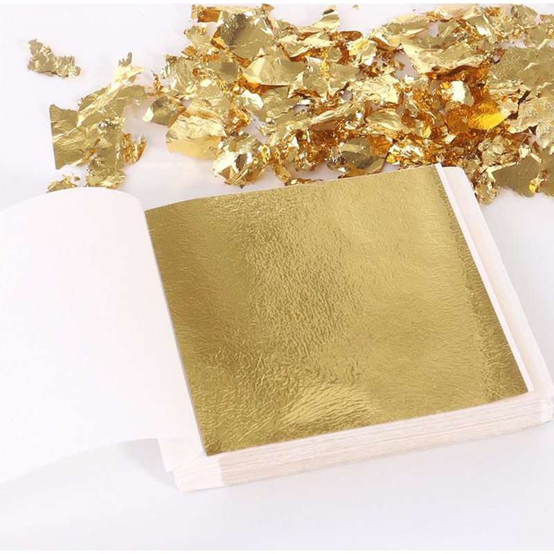 200Pcs Golden Leaf Foil Leaf S - огляд і ціна Art Craft Leaves