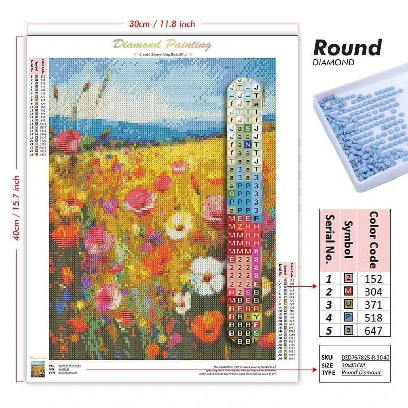 5D DIY Diamond Painting Kit Ba - огляд і ціна Art Craft Bakery