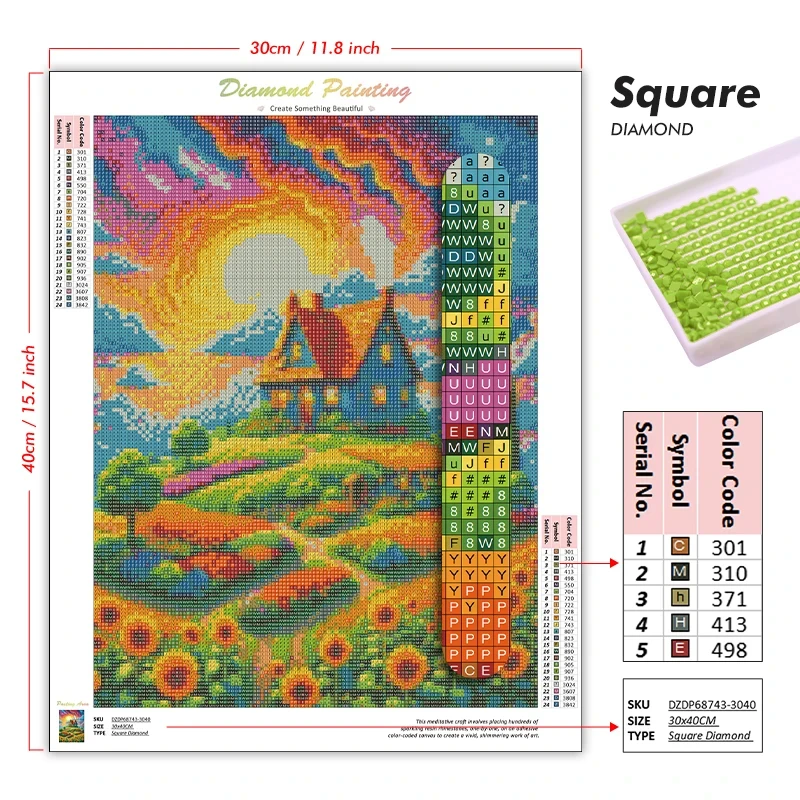 5D DIY Diamond Painting Kit Ba - огляд і ціна Art Craft Bakery