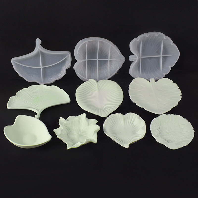 Plaster Cement DIY Leaf Dish M - огляд і ціна Art Craft Leaves