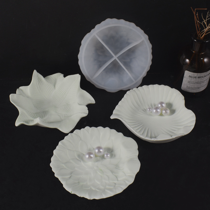 Plaster Cement DIY Leaf Dish M - огляд і ціна Art Craft Leaves