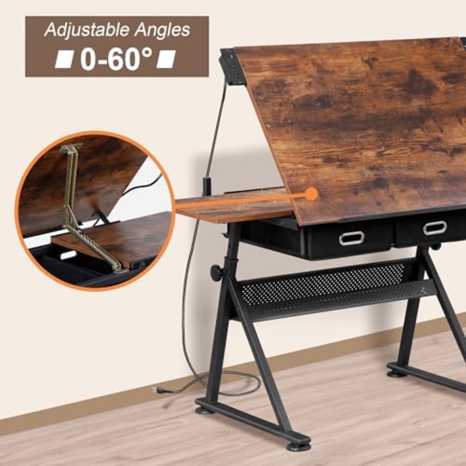 Adjustable Drafting Table with - огляд і ціна Art Craft & Architecture