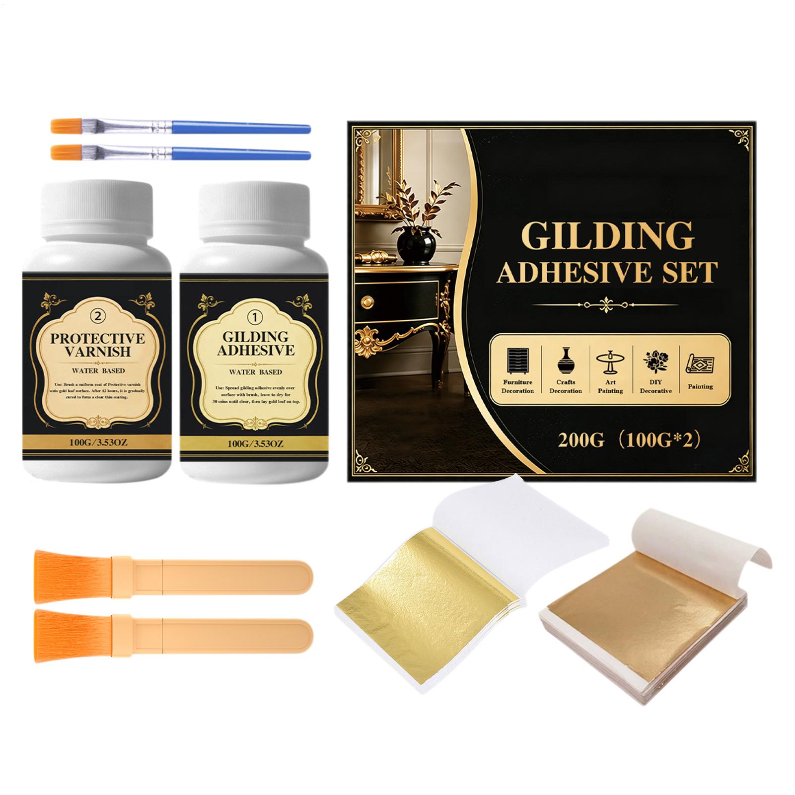 Gilding Adhesive Water-Based L - огляд і ціна Art Craft Leaves