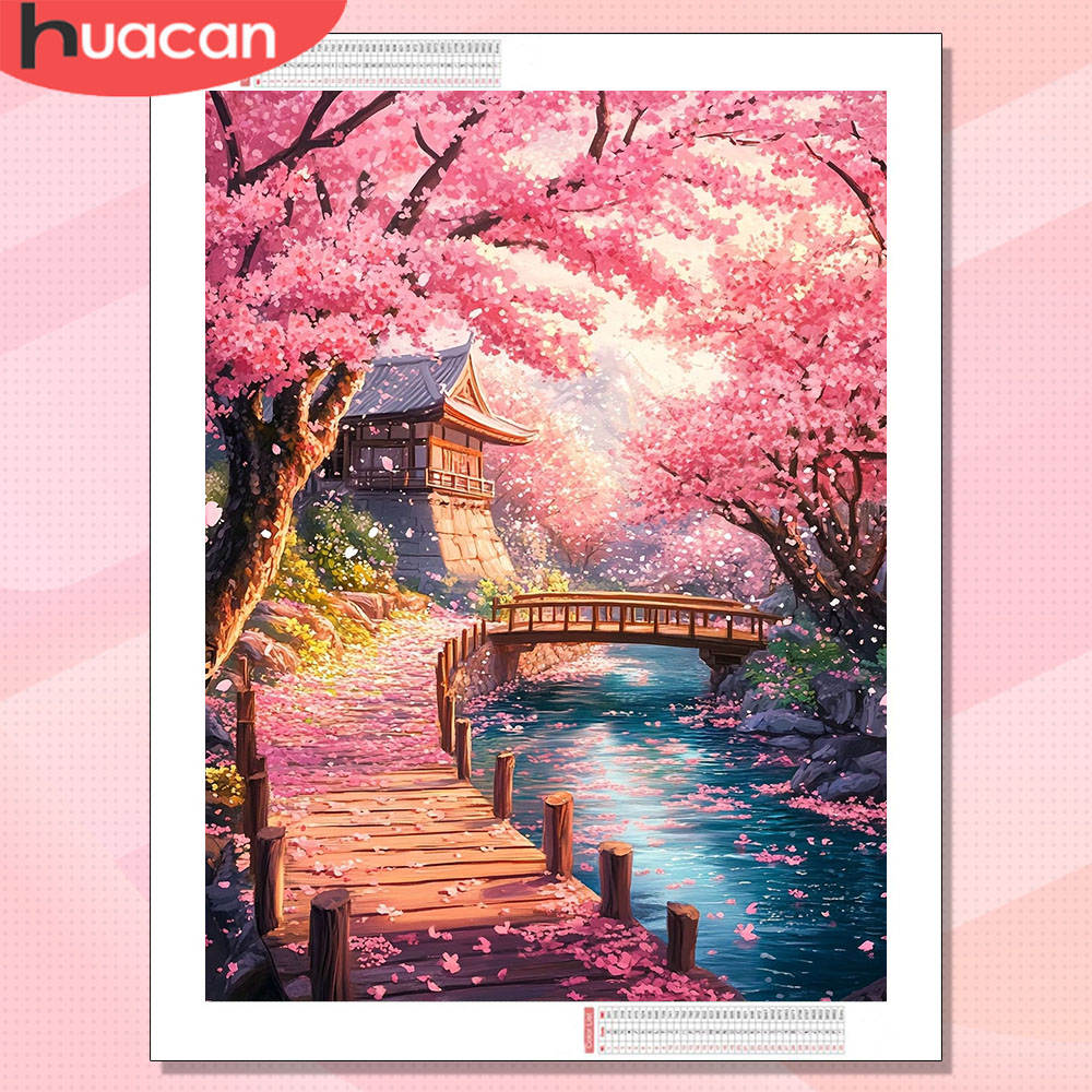 HUACAN Diamond Art House Lands - огляд і ціна Art Craft Hobbies
