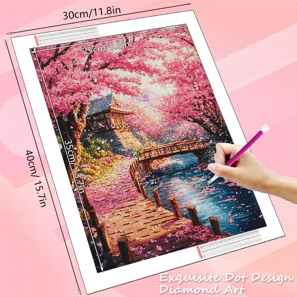 HUACAN Diamond Art House Lands - огляд і ціна Art Craft Hobbies