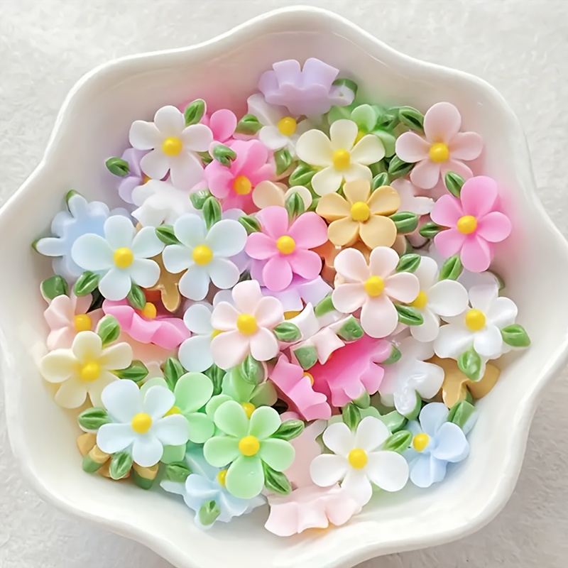 20pcs Resin Mini Flower and Le - огляд і ціна Art Craft Leaves