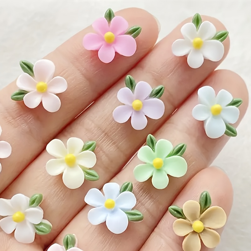 20pcs Resin Mini Flower and Le - огляд і ціна Art Craft Leaves