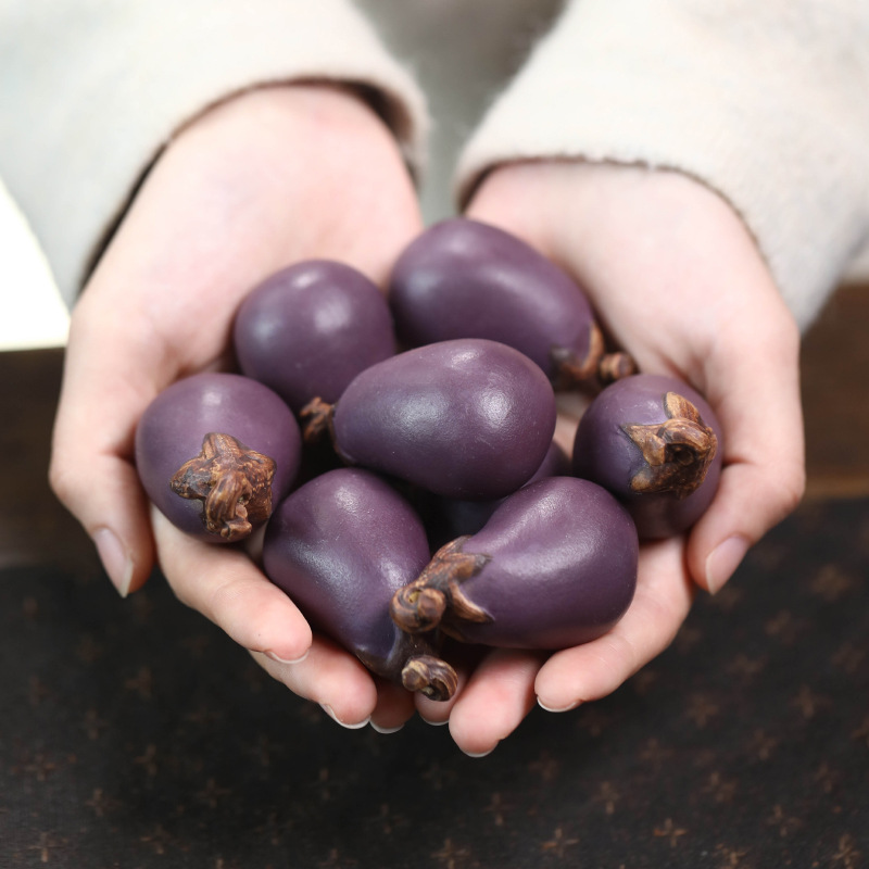 Purple Sand Eggplant Tea Pet H - огляд і ціна Art Craft Vegetables