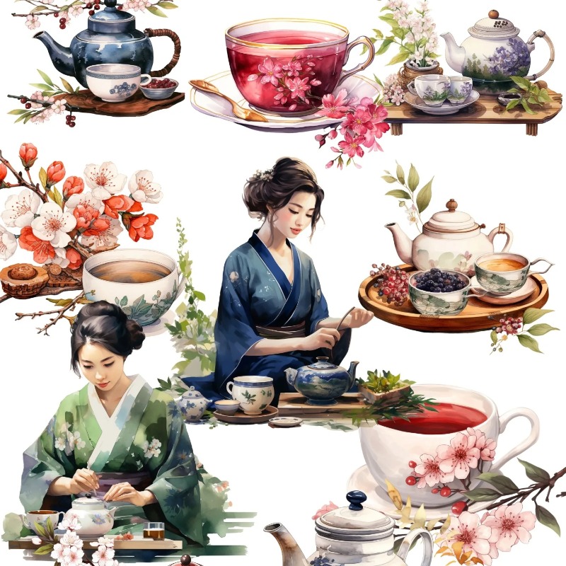 Cute Watercolor Tea Ceremony,  - огляд і ціна Art Craft 6 Year Old