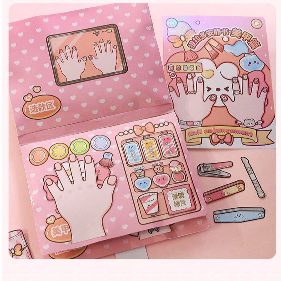 Pink Children DIY Nail Salon Q - огляд і ціна Art Craft 6 Year Old