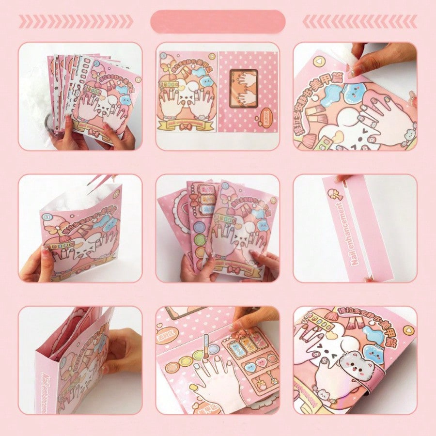 Pink Children DIY Nail Salon Q - огляд і ціна Art Craft 6 Year Old