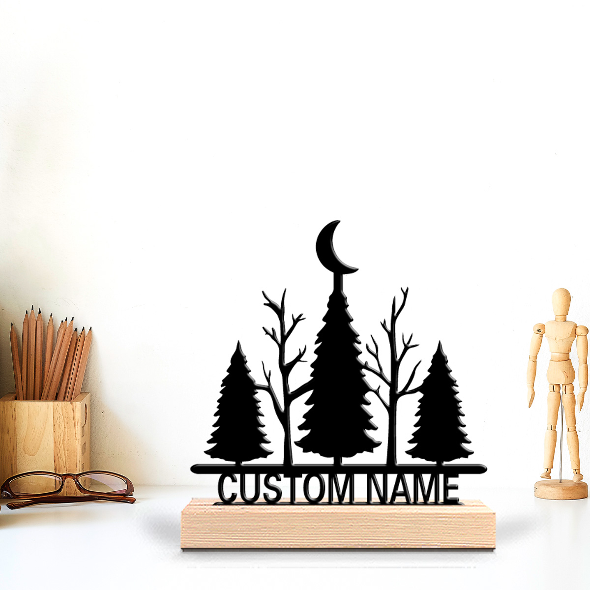 1pc Minimalist moon tree Custo - огляд і ціна Art Craft Table