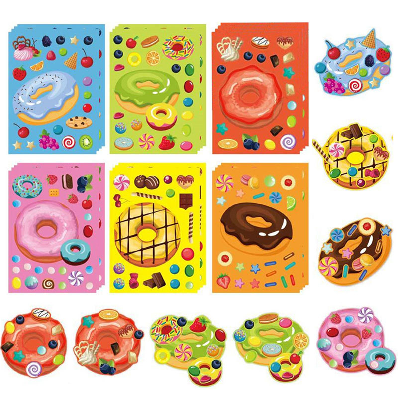 Make a Face Donut Stickers for - огляд і ціна Art Craft 6 Year Old