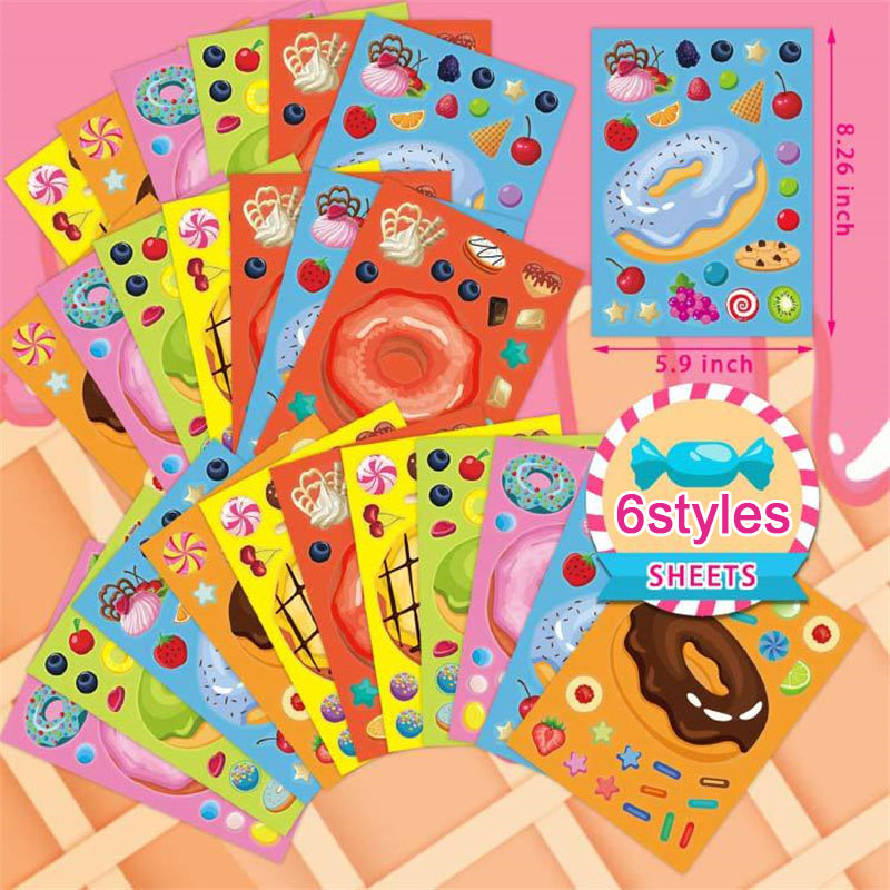 Make a Face Donut Stickers for - огляд і ціна Art Craft 6 Year Old