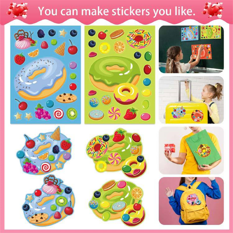 Make a Face Donut Stickers for - огляд і ціна Art Craft 6 Year Old