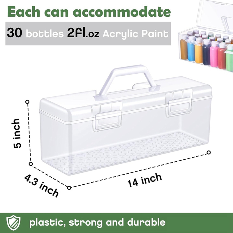 3 Pcs Paint Storage Box for 2  - огляд і ціна Box Art And Craft