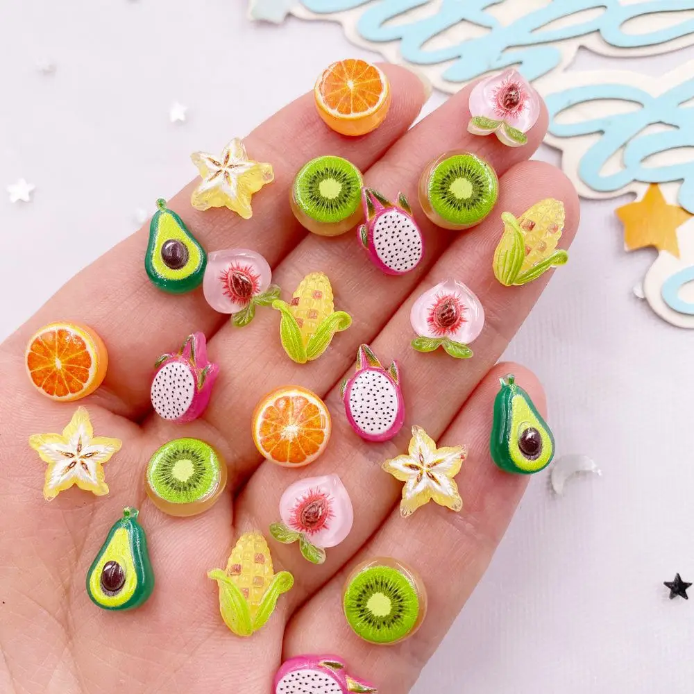 50PCS Resin Cute Mini Colorful - огляд і ціна Art Craft Vegetables