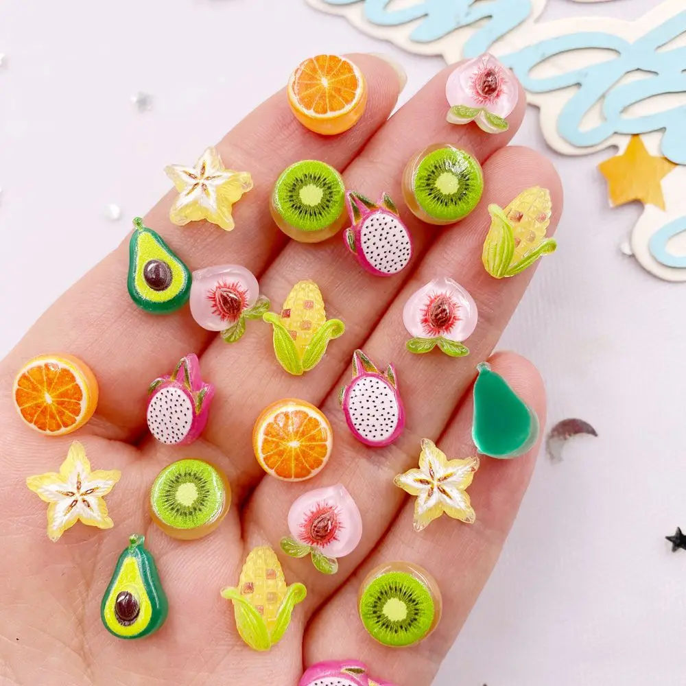 50PCS Resin Cute Mini Colorful - огляд і ціна Art Craft Vegetables